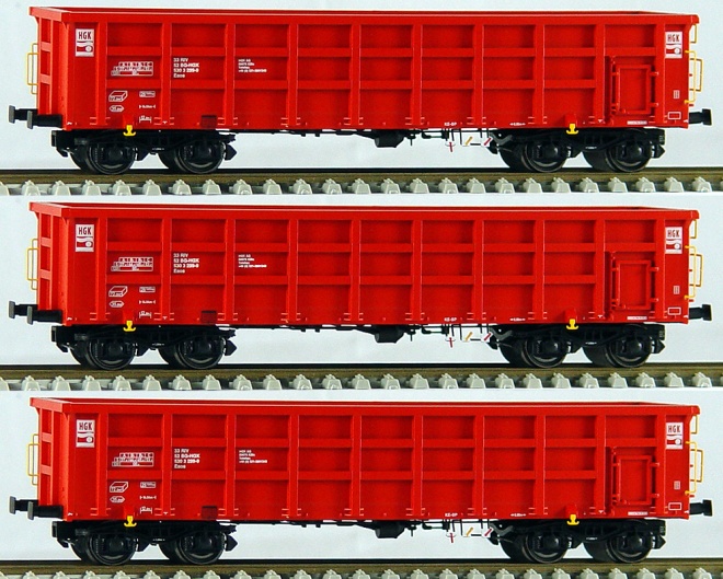 Set of 3 Gondola cars type Eaos of HGK<br /><a href='images/pictures/ACME/45063.jpg' target='_blank'>Full size image</a>